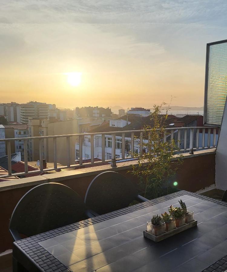 Atico Con Terraza Apartment Vigo Ngoại thất bức ảnh